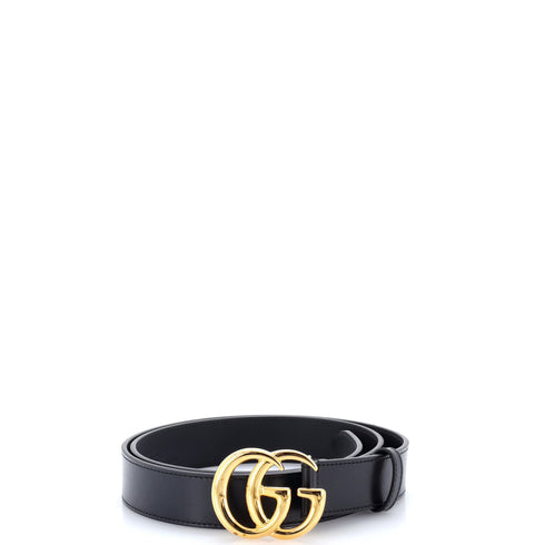 GG Marmont Belt Leather Thin 100