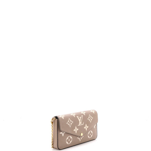 Felicie Pochette Bicolor Monogram Empreinte Giant