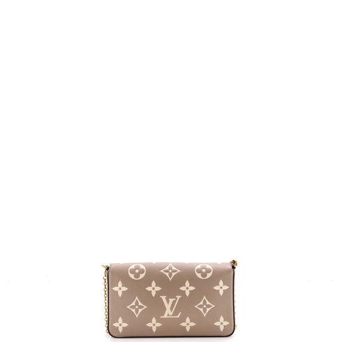 Felicie Pochette Bicolor Monogram Empreinte Giant