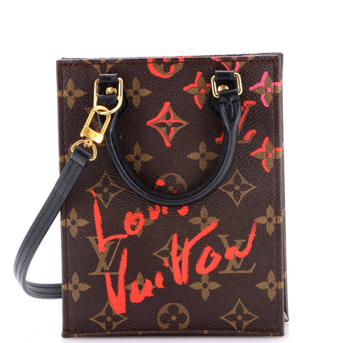 Petit Sac Plat Bag Limited Edition Fall in Love Monogram Canvas