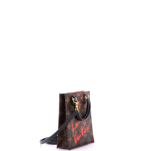 Petit Sac Plat Bag Limited Edition Fall in Love Monogram Canvas