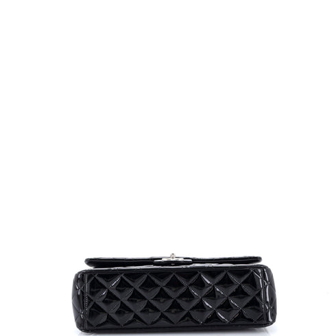 Classic Double Flap Bag Quilted Patent Jumbo