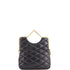 Charniere Frame Clutch Bag Quilted Leather