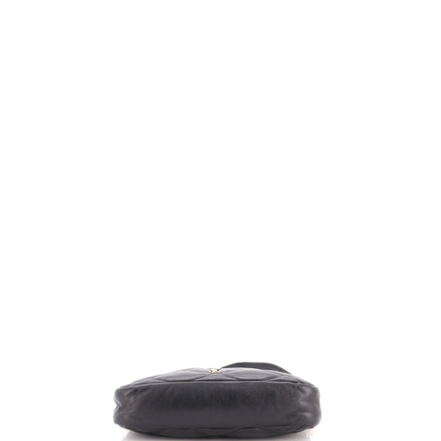 Charniere Frame Clutch Bag Quilted Leather