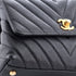 Coco Top Handle Bag Chevron Caviar Mini