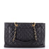 Grand Shopping Tote Quilted Caviar XL