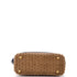 Basket Bag Wicker and Oblique Canvas Large