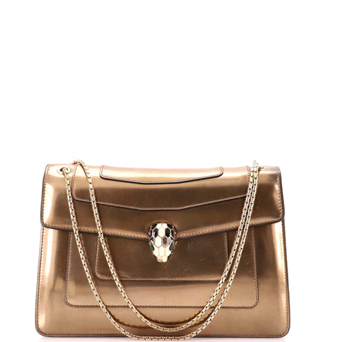 Serpenti Forever Shoulder Bag Patent Medium