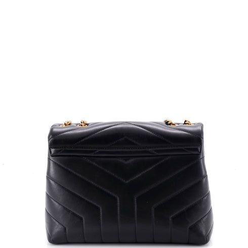 Loulou Shoulder Bag Matelasse Chevron Leather Small