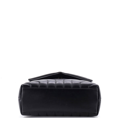 Loulou Shoulder Bag Matelasse Chevron Leather Small