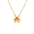Frivole Pendant Necklace 18K Yellow Gold and Diamond Mini