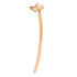 T Wire Bar Earrings 18K Rose Gold