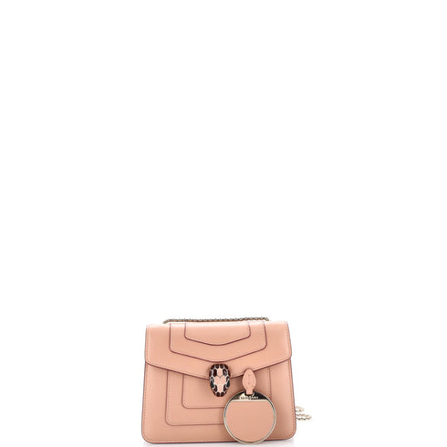 Serpenti Forever Square Shoulder Bag Leather Small
