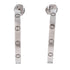 Love Hoop Earrings 18K White Gold Large