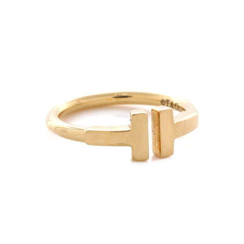 T Wire Ring 18K Yellow Gold