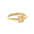 T Wire Ring 18K Yellow Gold
