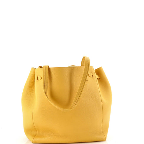 Phantom Tie Cabas Tote Leather Medium