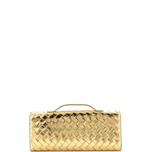 Andiamo Top Handle Clutch Intrecciato Nappa Long