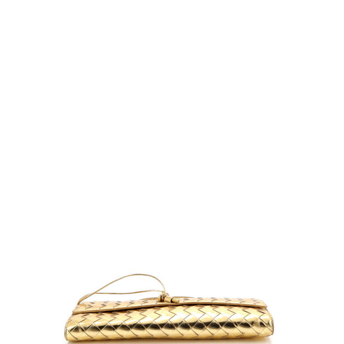Andiamo Top Handle Clutch Intrecciato Nappa Long