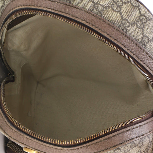 Ophidia Backpack GG Coated Canvas and Leather Small