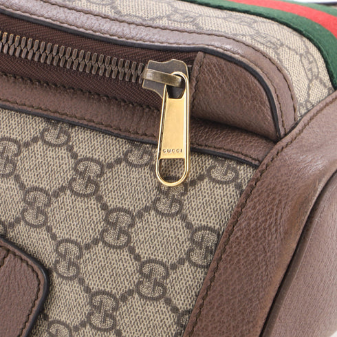 Ophidia Backpack GG Coated Canvas and Leather Small