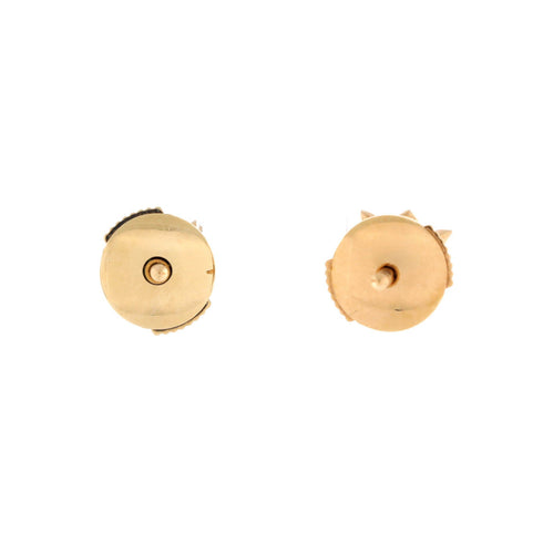 Tulip Flower Stud Earrings 18K Rose Gold