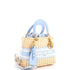 Lady Dior Bag Wicker and Oblique Canvas Medium