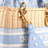 Lady Dior Bag Wicker and Oblique Canvas Medium