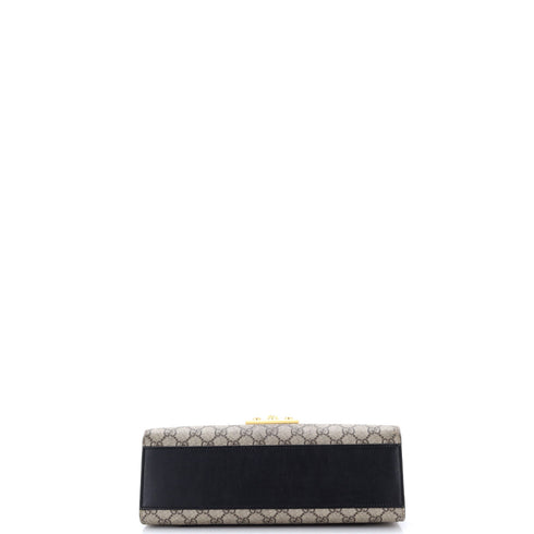 Padlock Shoulder Bag GG Coated Canvas and Leather Medium