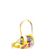 Hourglass Sling Convertible Shoulder Bag Printed Leather Small