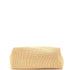Logo Supple Tote Embroidered Raffia