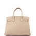 Birkin Handbag Poussiere Togo with Palladium Hardware 30