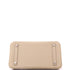 Birkin Handbag Poussiere Togo with Palladium Hardware 30