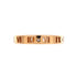 Atlas Pierced Ring 18K Rose Gold and Diamonds 3.5mm