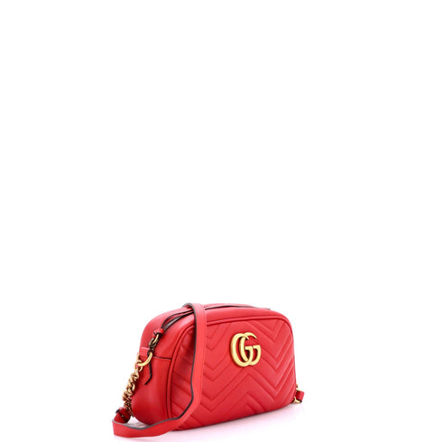 GG Marmont Shoulder Bag Matelasse Leather Small