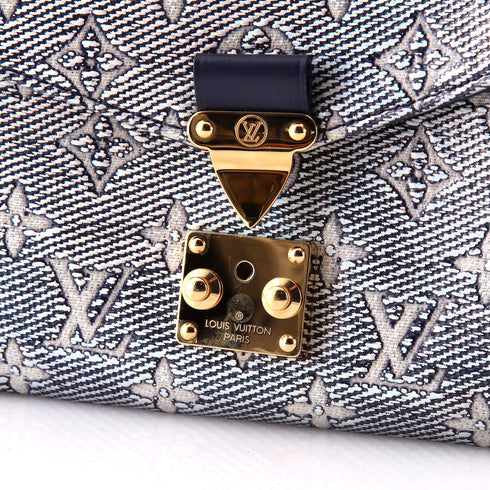 Pochette Metis Monoglam Jacquard Canvas East West