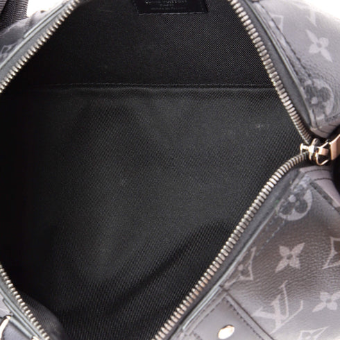 City Keepall Bag Reverse Monogram Eclipse Canvas