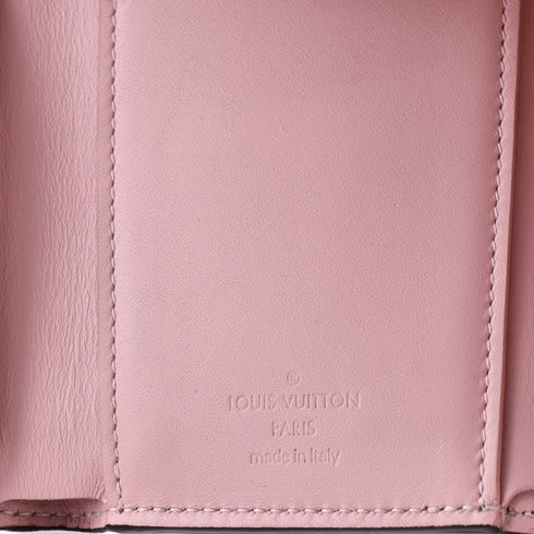Cherrywood Wallet Vernis with Monogram Canvas Compact