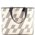 Cabas H en Biais Tote Canvas with Leather 40