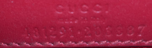 Cherries Wallet on Chain GG Coated Canvas Mini