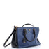 Bicolor Double Zip Lux Tote Saffiano Leather Medium