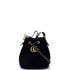 GG Marmont Bucket Bag Matelasse Velvet Small