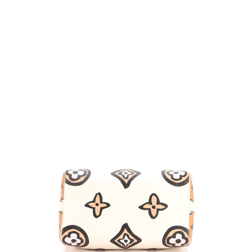 Speedy Bandouliere Bag Wild at Heart Monogram Giant 25