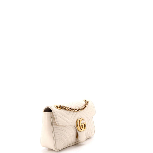 GG Marmont Flap Bag Matelasse Leather Small