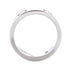 Love 3 Diamonds Band Ring 18K White Gold with Diamond