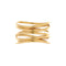 Elsa Peretti Wave 5 Row Ring 18K Yellow Gold
