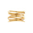 Elsa Peretti Wave 5 Row Ring 18K Yellow Gold