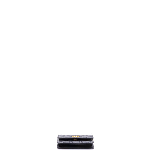 Sweet Camellia Flap Clutch with Chain Quilted Lambskin Mini