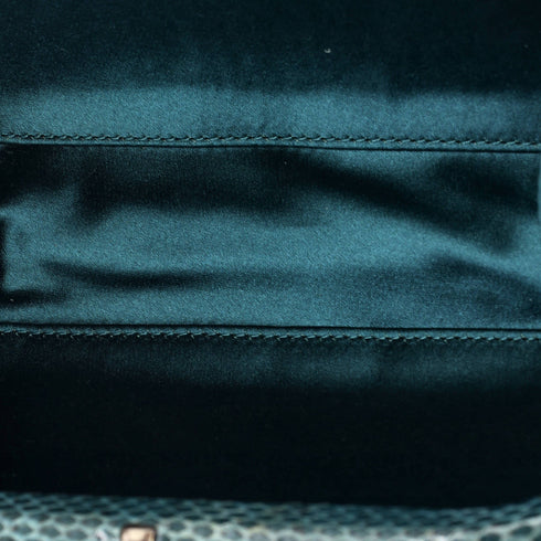 Box Knot Clutch Intrecciato Satin Small