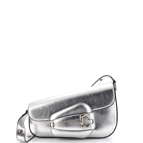 Horsebit 1955 Asymmetric Shoulder Bag Leather Small